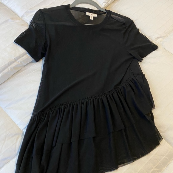 Sheer Asymmetrical Ruffle Shirt from BP - Picture 2 of 6